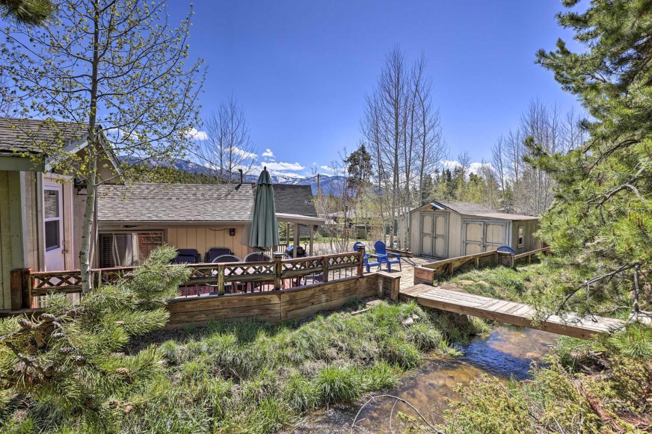 Grand Lake Home Fireplace, Deck And Mountain Views Dış mekan fotoğraf